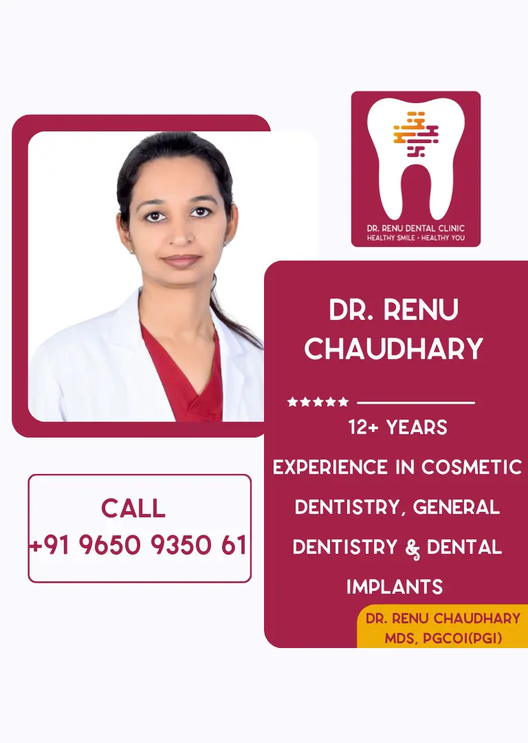 dr. renu chaudhary- best cosmetic dentist in jaipur