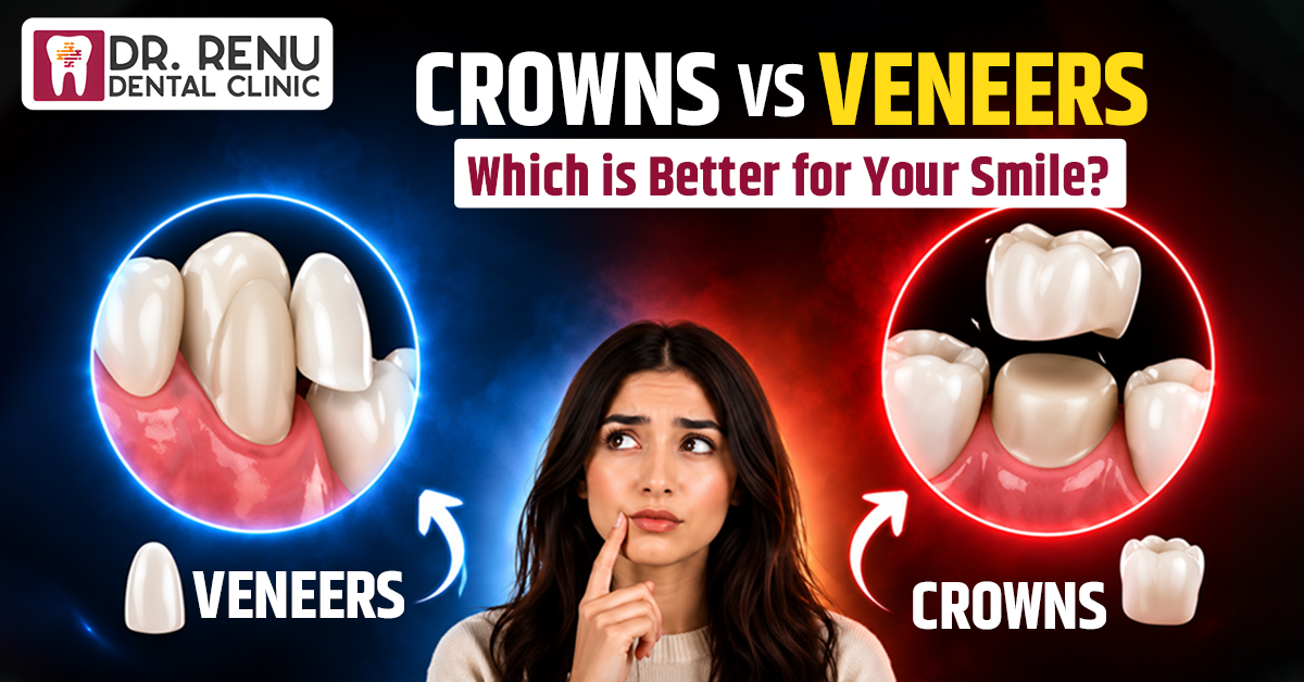 Crowns vs Veneers – Which is Better for Your Smile?